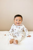 Load image into Gallery viewer, Reindeer Games Ribbed Bamboo Zippy Pajamas
