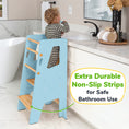 Load image into Gallery viewer, Adjustable Toddler Kitchen Tower with Safety Bars
