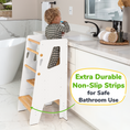 Load image into Gallery viewer, Adjustable Toddler Kitchen Tower with Safety Bars
