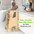 Load image into Gallery viewer, Adjustable Toddler Kitchen Tower with Safety Bars
