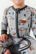 Load image into Gallery viewer, Bamboo One Piece Zip Pajama - Mason
