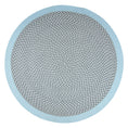 Load image into Gallery viewer, BRENDA BLUE round cotton braided children's rug
