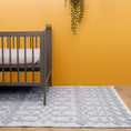 Load image into Gallery viewer, BLONDER GREY hand woven children's rug
