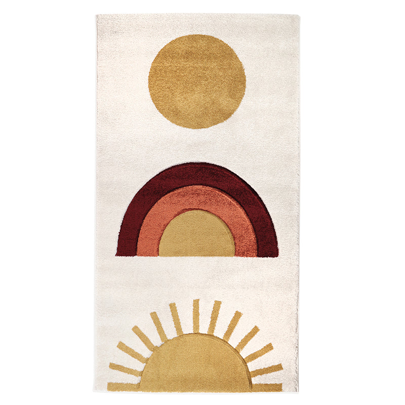 NICEDAY rainbow children's rug