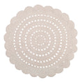 Load image into Gallery viewer, ALMA ECRU hand crochet children's rug
