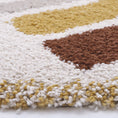 Load image into Gallery viewer, BOHEMIAN RAINBOW  round children's rug with rainbow pattern
