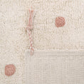 Load image into Gallery viewer, NÜMI Pink nude children's rug with dots
