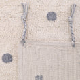 Load image into Gallery viewer, NÜMI Gray children's rug with dots
