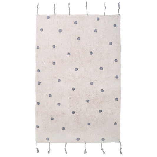 NÜMI Gray children's rug with dots