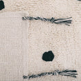 Load image into Gallery viewer, NÜMI Black children's rug with dots

