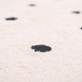 Load image into Gallery viewer, NÜMI Black children's rug with dots
