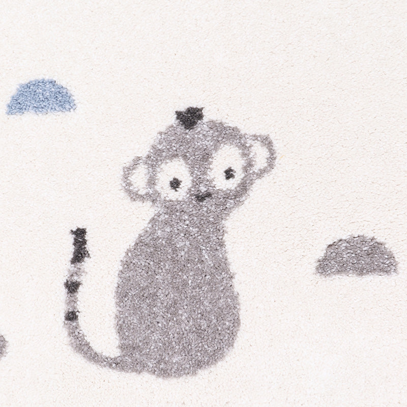 LITTLE WILD MONKEY HONEY M children's rug