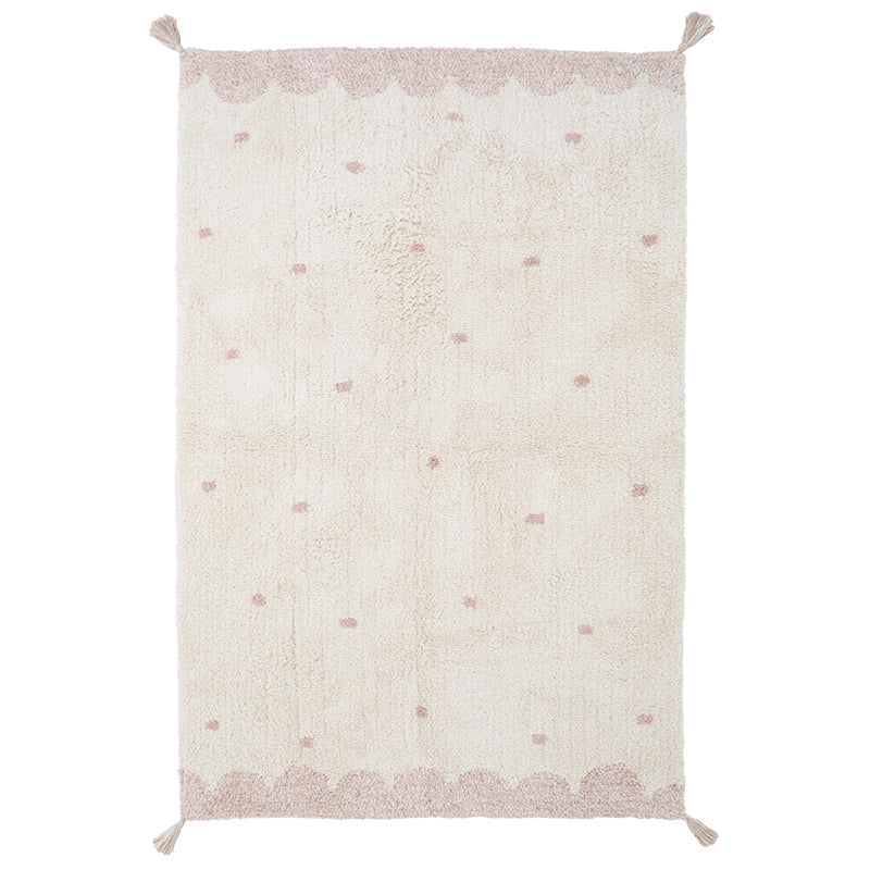 MINNA children's rug with polka dots