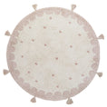 Load image into Gallery viewer, MALLEN round children's rug with polka dots

