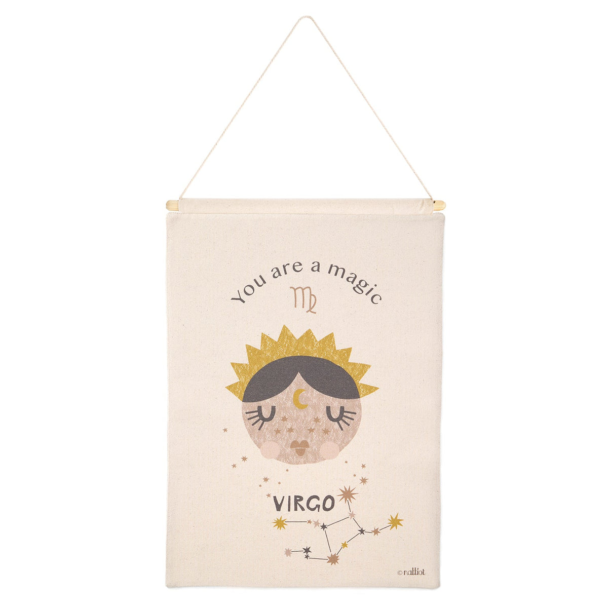 LITTLE VIRGO children's wall decoration zodiac sign virgo