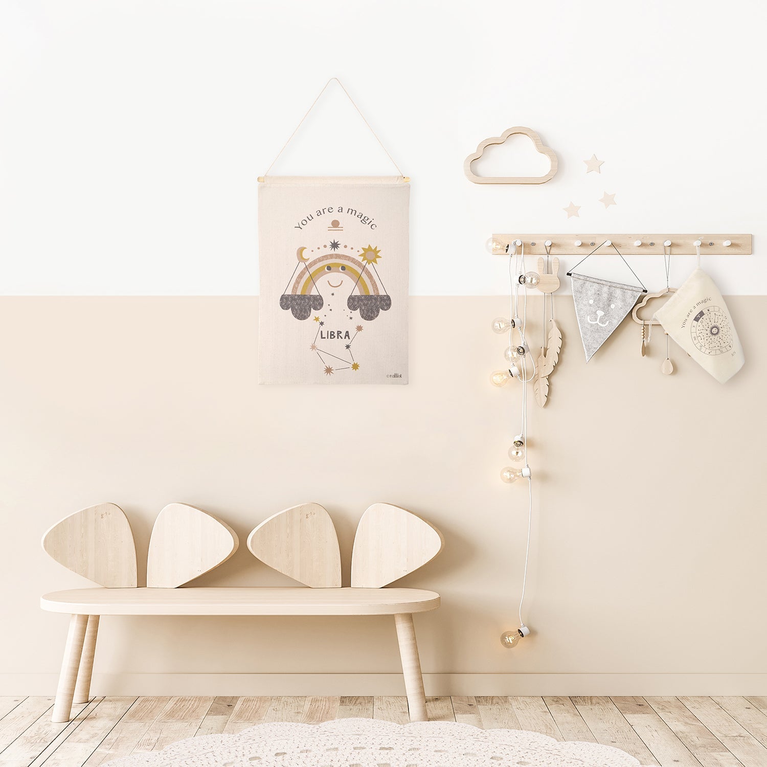 LITTLE LIBRA children's wall decoration zodiac sign libra