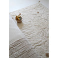 Load image into Gallery viewer, GENTLE FLORA Children's bedroom carpet in washable cotton with flowers
