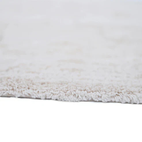 GENTLE FLORA Children's bedroom carpet in washable cotton with flowers