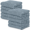 Load image into Gallery viewer, Muslin Washcloths in Pacific Blue
