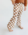 Load image into Gallery viewer, Checkered Flare Pants | Copper
