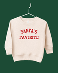 Load image into Gallery viewer, Santa's Favorite Varsity Sweatshirt
