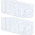 Load image into Gallery viewer, Muslin Burp Cloths in White
