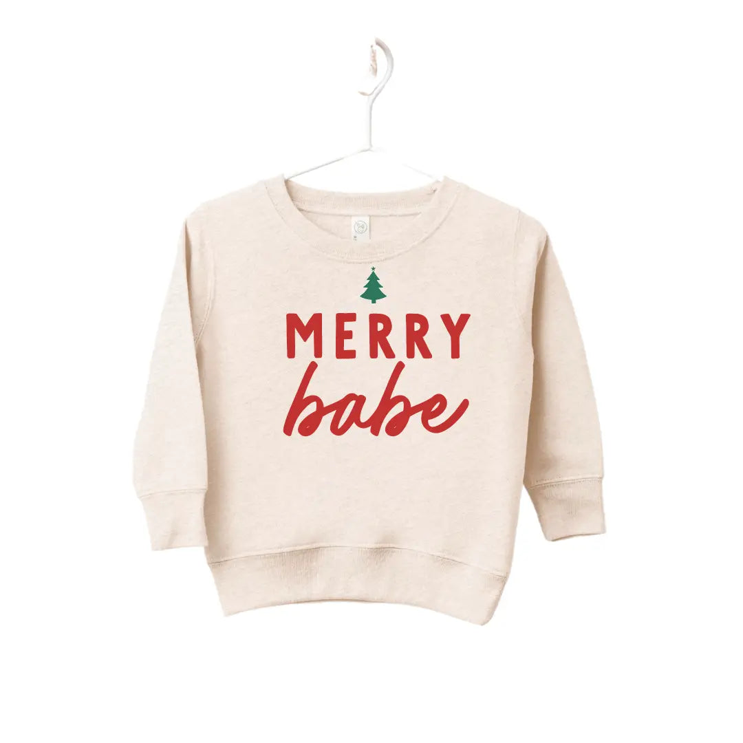 Merry Babe Tree Pullover