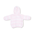 Load image into Gallery viewer, Chenille - Pretty Pink & Ivory Stripe Hooded Jacket
