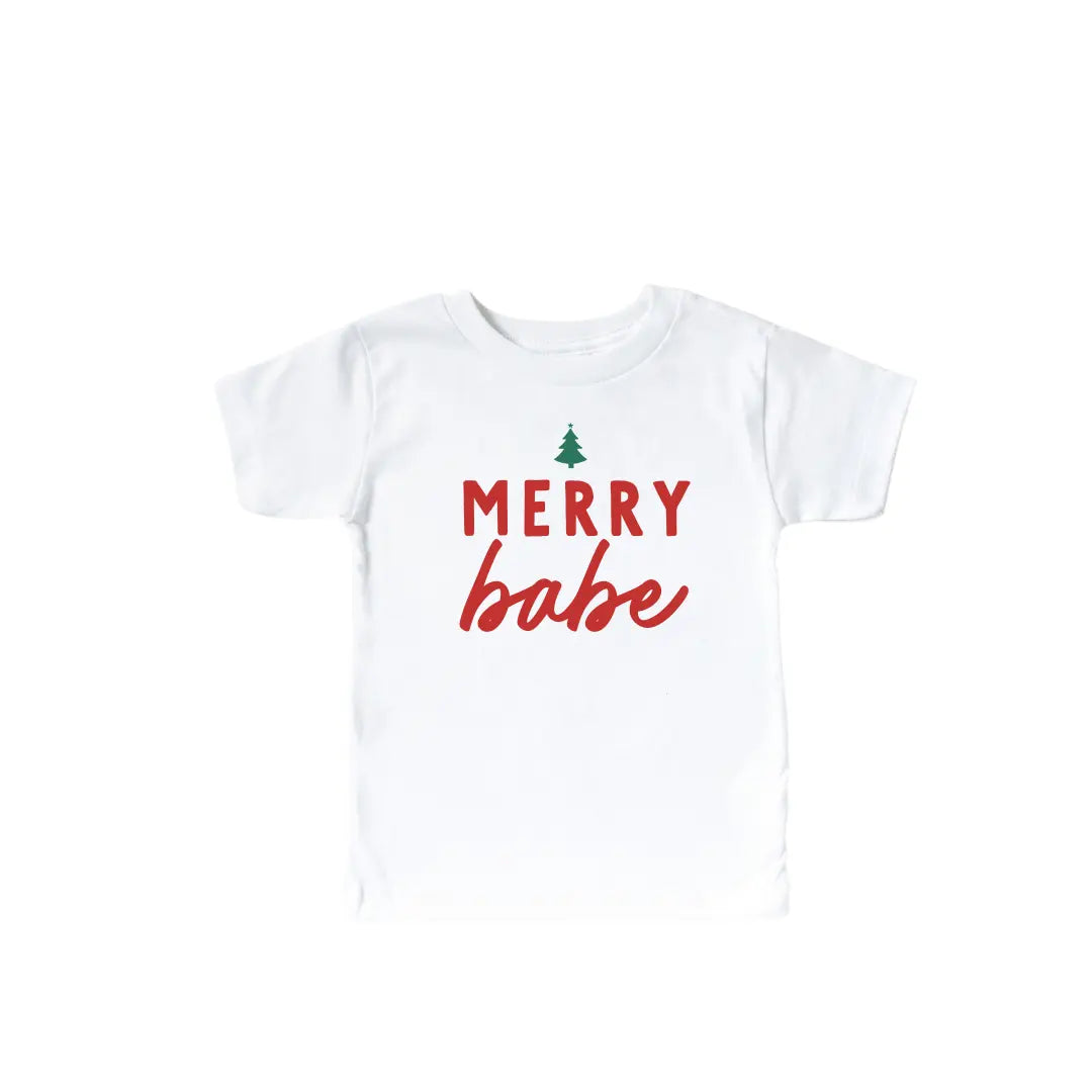 Merry Babe Tree Tee