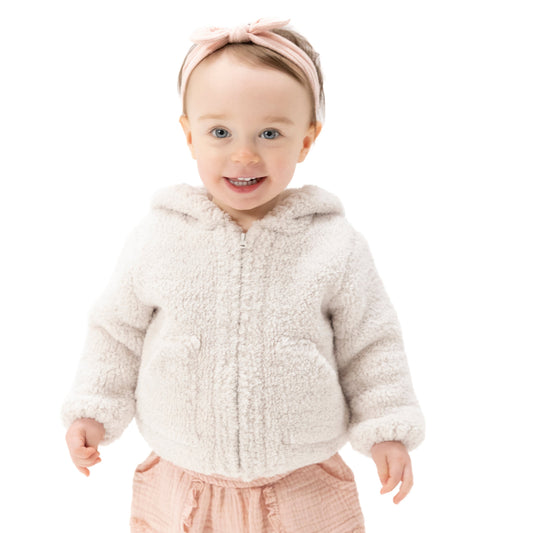 Chenille - Natural Hooded Jacket
