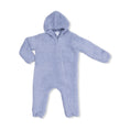 Load image into Gallery viewer, Chenille - Dusty Blue Hooded Romper
