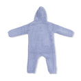 Load image into Gallery viewer, Chenille - Dusty Blue Hooded Romper
