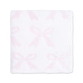 Load image into Gallery viewer, Chenille - Baby Pink Bow Blanket
