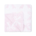 Load image into Gallery viewer, Chenille - Baby Pink Bow Blanket
