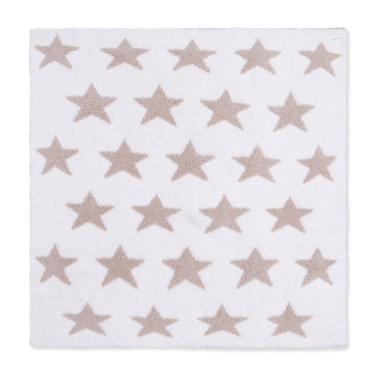 Chenille - Natural Star Blanket