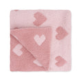 Load image into Gallery viewer, Blush and Rose Heart Blanket
