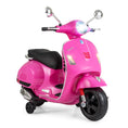 Load image into Gallery viewer, 12V Kids Electric Motorcycle Licensed VESPA with Music and Training Wheels
