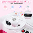 Load image into Gallery viewer, 12V Ride On Car Licensed Volkswagen Ride-on Bus with Cup Holder and LED Headlights for 3+ Years Old

