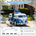 Load image into Gallery viewer, 12V Ride On Car Licensed Volkswagen Ride-on Bus with Cup Holder and LED Headlights for 3+ Years Old
