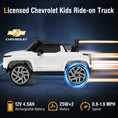Load image into Gallery viewer, 12V Ride on Car Truck Licensed Chevrolet with Remote Control Gift for 3+
