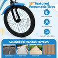 Load image into Gallery viewer, 12/14/16 Inch Kids Bike with Training Wheels and Basket Navy Color

