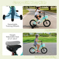 Load image into Gallery viewer, 12/14/16 Inch Kids Bike with Training Wheels and Basket Green Color
