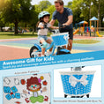 Load image into Gallery viewer, 12/14/16 Inch Kids Bike with Training Wheels and Basket Navy Color
