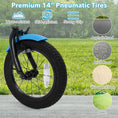 Load image into Gallery viewer, 12/14/16 Inch Kids Bike with Training Wheels and Basket Navy Color
