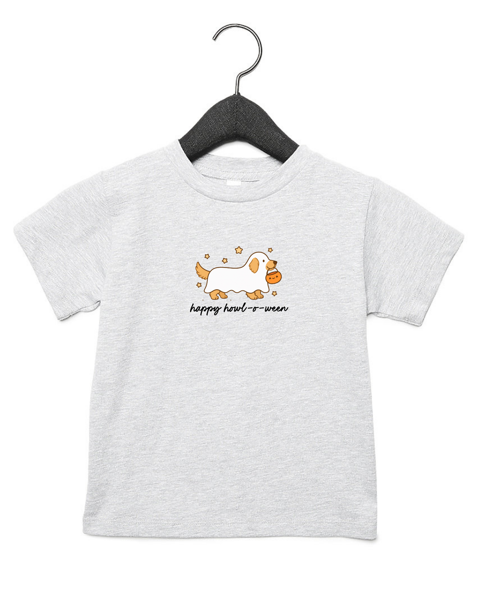 Happy HOWL-o-ween Golden Retriever Kids Tee or Sweatshirt
