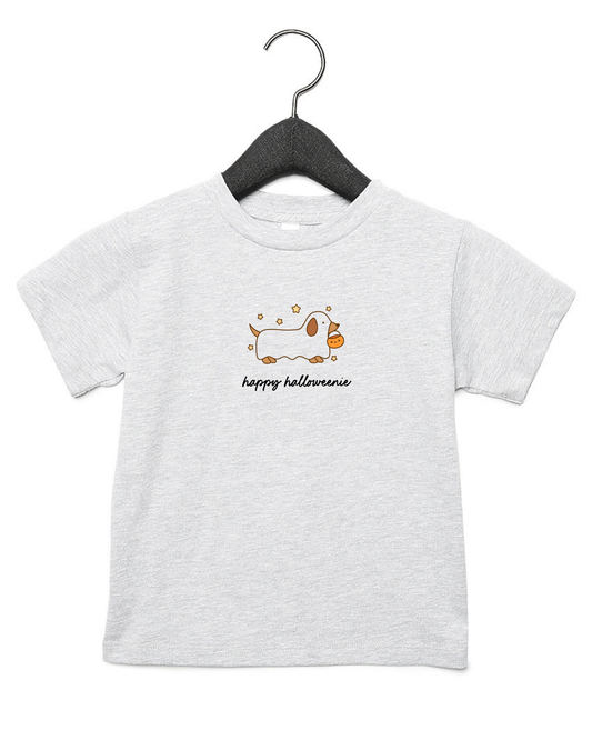 Happy HalloWEENIE Weenie Dog Kids Tee or Sweatshirt