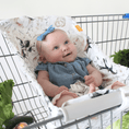 Load image into Gallery viewer, Baby Shopping Cart Hammock | Coming Up Roses Beautiful Floral Print
