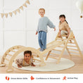 Load image into Gallery viewer, Tiny Land® Pikler Triangle 7-in-1 Montessori Climbing Set
