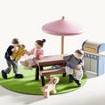 Load image into Gallery viewer, Tiny Land® Sweetwood Edge Dollhouse - Green & Pink

