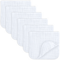 Load image into Gallery viewer, Muslin Burp Cloths in White
